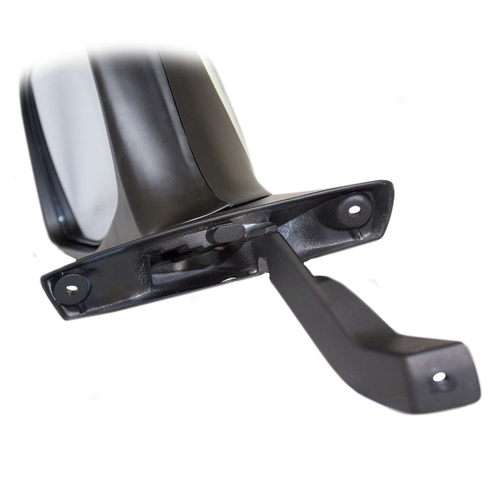Manual Door Mirror fits Ford Pickup Bronco Driver Side Black/Chrome Paddle Type