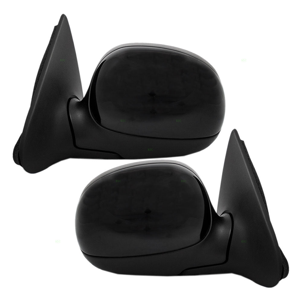 Driver and Passenger Manual Side View Mirrors Smooth Replacement for 2002-2003 F150 2004 Heritage Pickup Truck 1L3Z17683HAA 1L3Z17682HAA