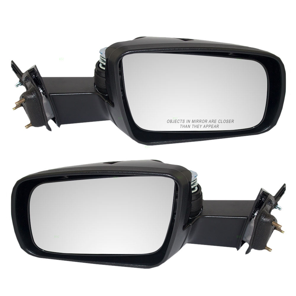 Driver and Passenger Power Side View Mirrors Smooth Replacement for 2005-2007 Five Hundred Montego 6G1Z17683A 6G1Z17682A