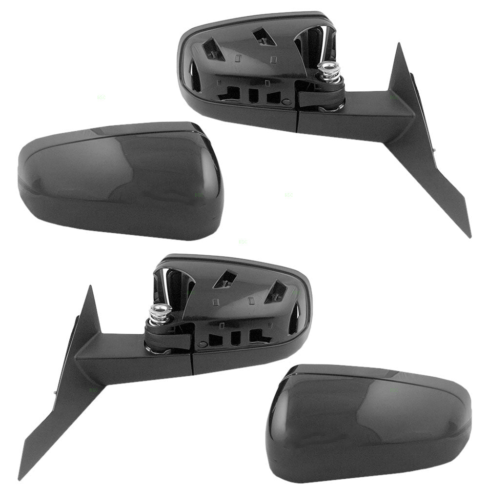 Driver and Passenger Power Side View Mirrors Smooth Replacement for 2005-2007 Five Hundred Montego 6G1Z17683A 6G1Z17682A