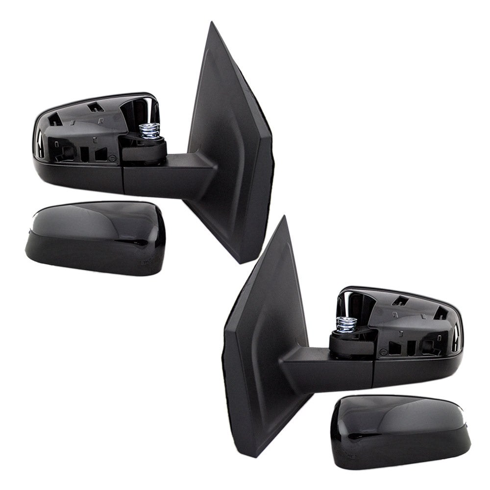 Driver and Passenger Power Side View Mirrors Smooth Replacement for 2005-2007 Freestyle 6F9Z17683A 6F9Z17682A