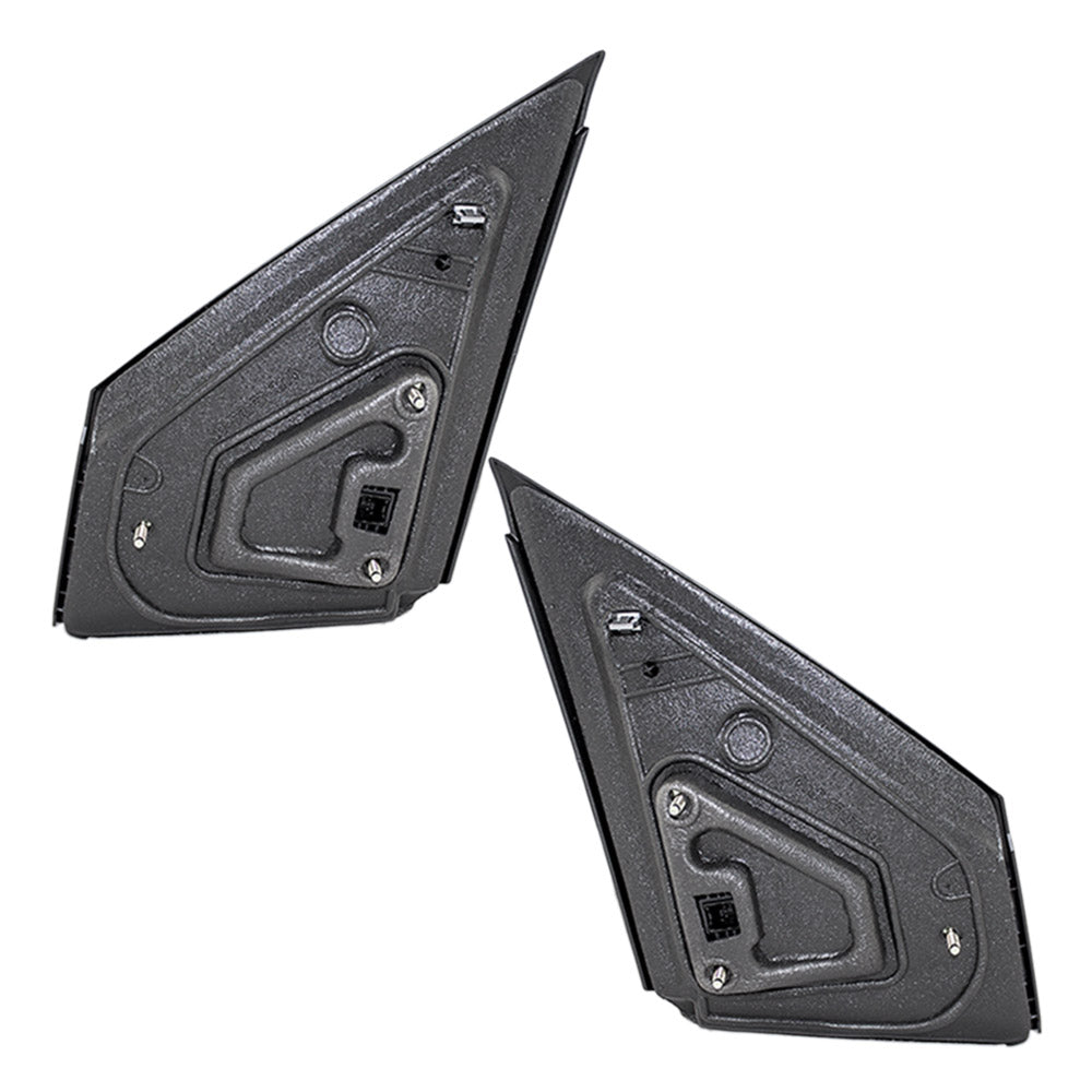 Driver and Passenger Power Side View Mirrors Smooth Replacement for 2005-2007 Freestyle 6F9Z17683A 6F9Z17682A