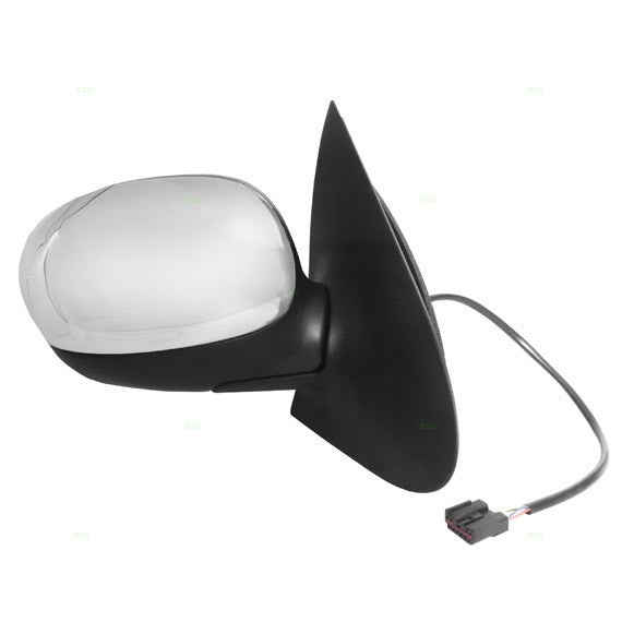 Power Mirror fits 01-03 F150 SuperCrew Cab Pickup Passenger Chrome Cover Signal