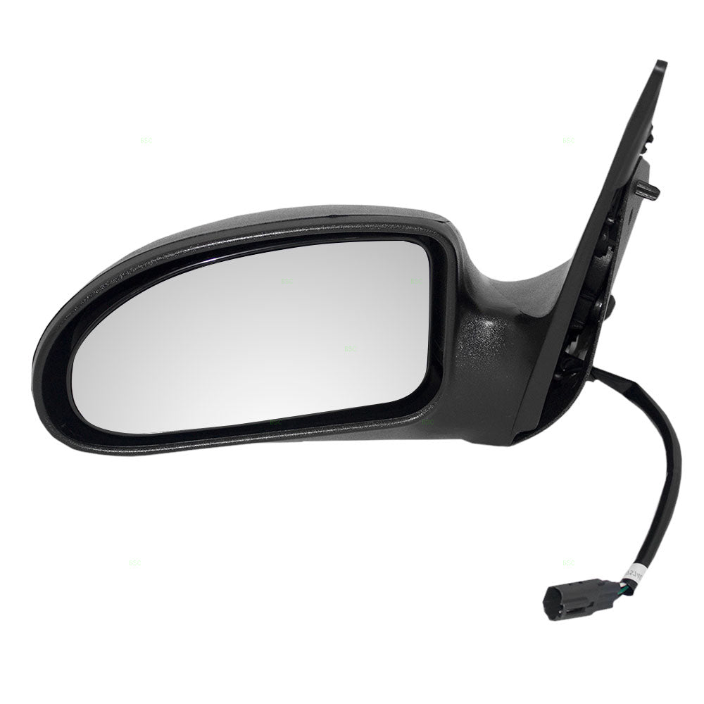 Drivers Power Side View Mirror Textured Replacement for 2000-2007 Focus 6S4Z17683BA