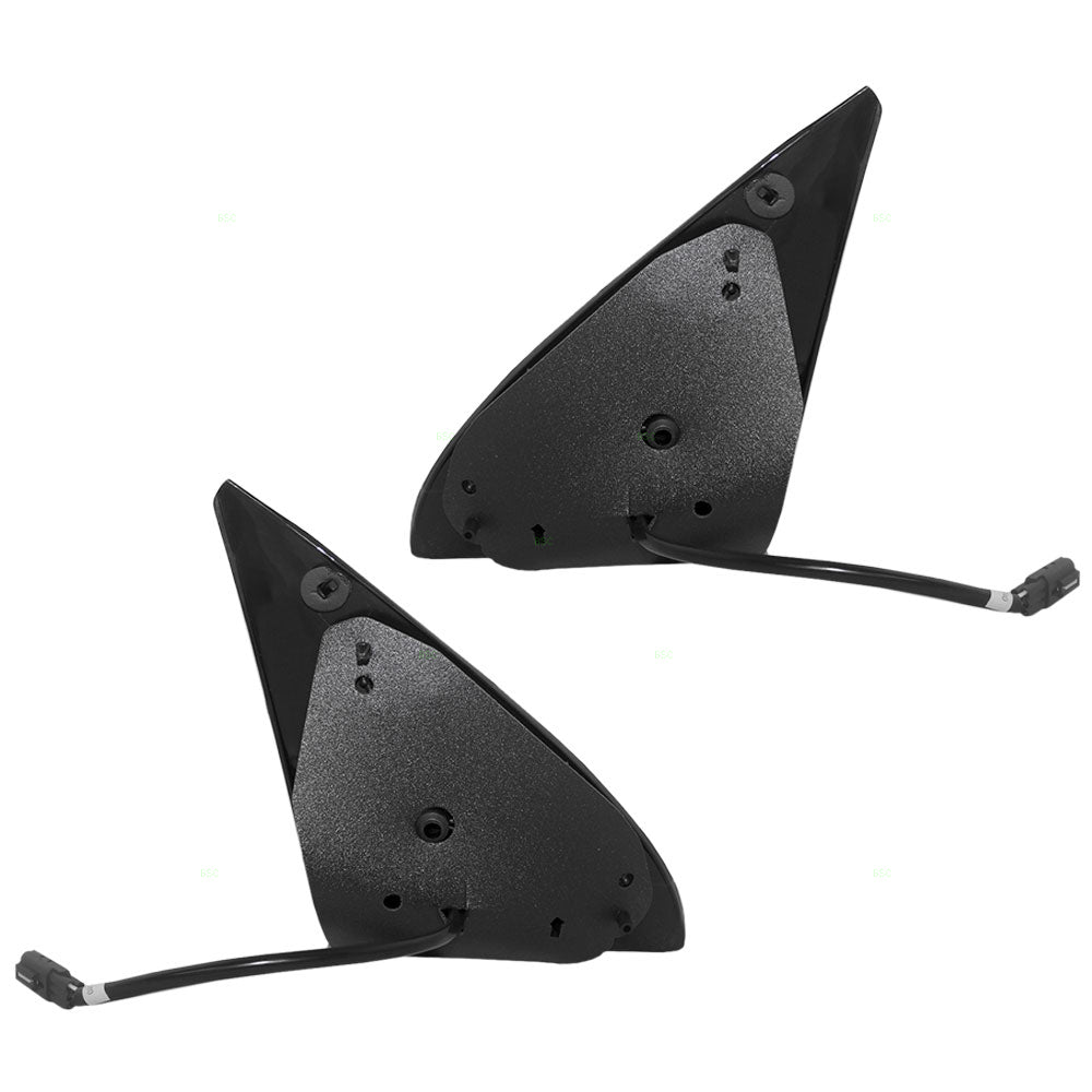 Driver and Passenger Power Side View Mirrors Textured Replacement for 2000-2007 Focus 6S4Z17683BA 6S4Z17682BA