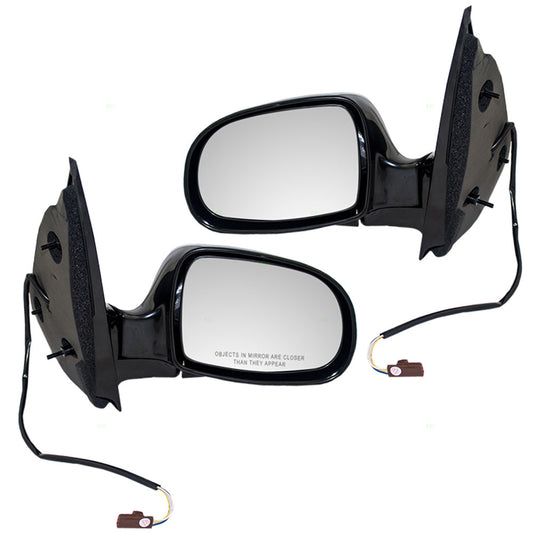 Driver and Passenger Power Side View Mirrors Replacement for 2003 Ford Windstar Van 3F2Z17683GA 3F2Z17682GA