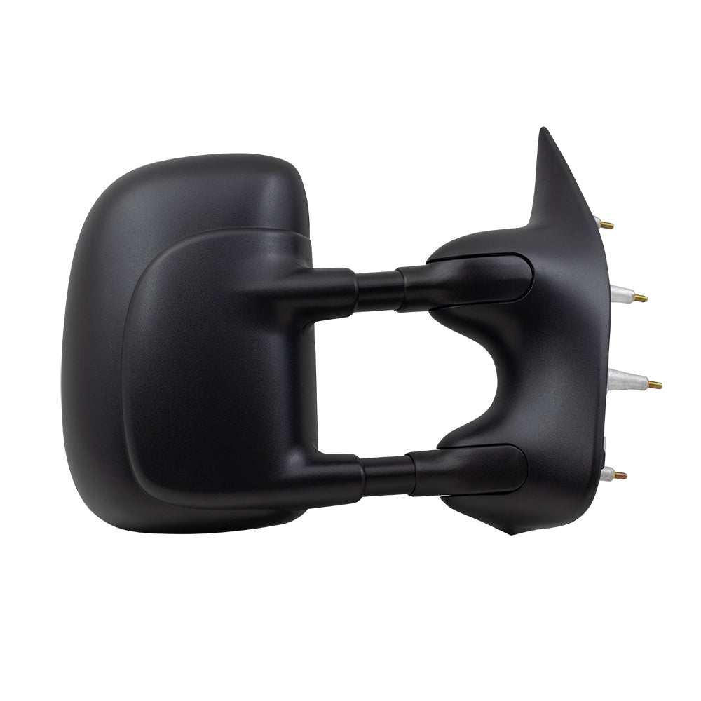 Set of Side Tow Power Mirrors Telescopic Dual Arms fits 02-08 Ford E-Series Van