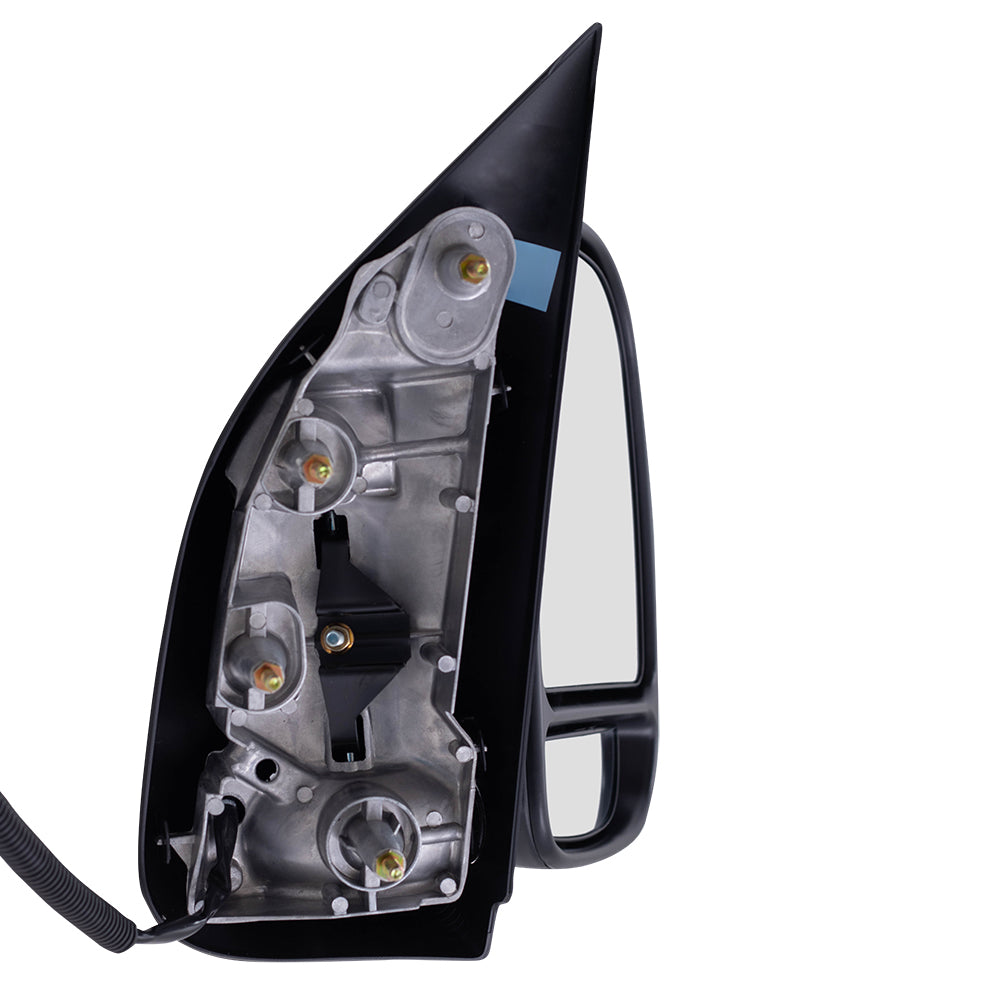 Set of Side Tow Power Mirrors Telescopic Dual Arms fits 02-08 Ford E-Series Van