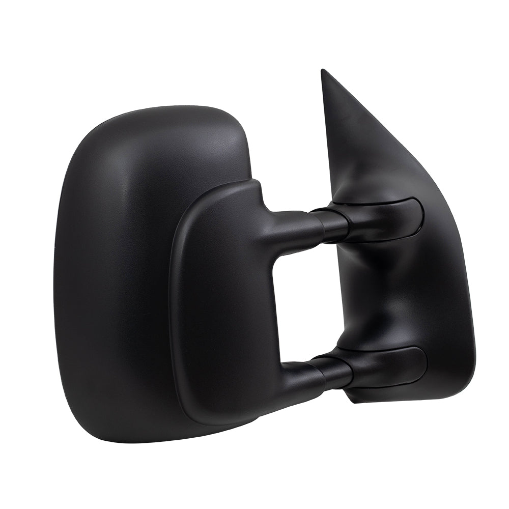 Set of Side Tow Power Mirrors Telescopic Dual Arms fits 02-08 Ford E-Series Van