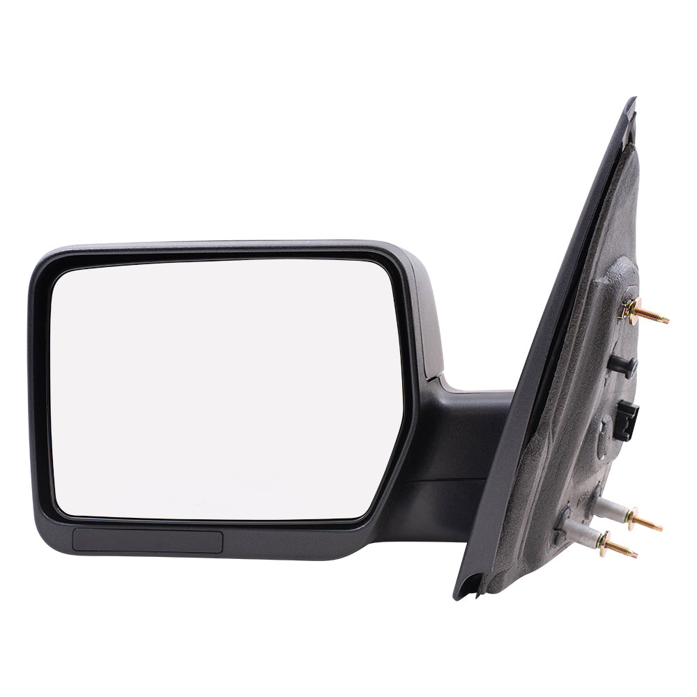 Drivers Power Side View Mirror Textured Replacement for 2004-2008 F150 Pickup Truck 8L3Z17683EA