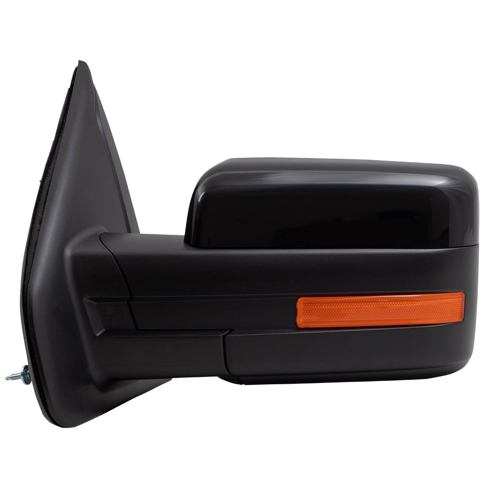 Replacement Pair of Pedestal Type Mirrors with Reflector Compatible with 2011-2014 F150 Pickup Truck