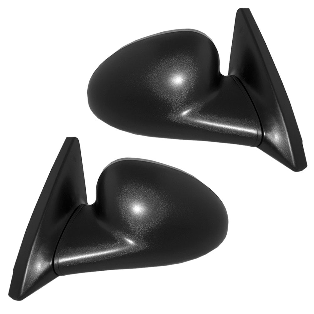Driver and Passenger Power Side View Mirrors Textured Replacement for 1998-2003 Escort ZX2 Coupe F8CZ17682DA F8CZ17682CA