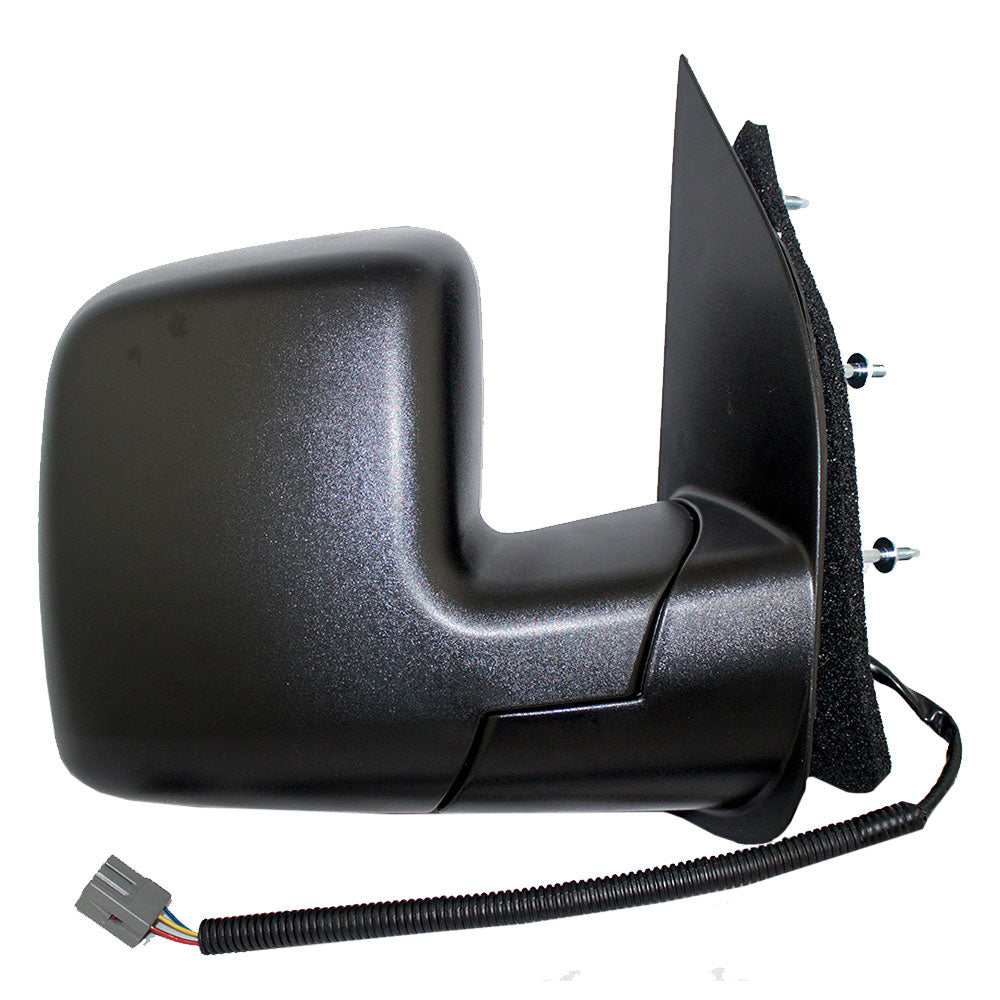 Power Mirror fits 02-08 Ford E-Series Van Passenger Side Sail Type Single Glass