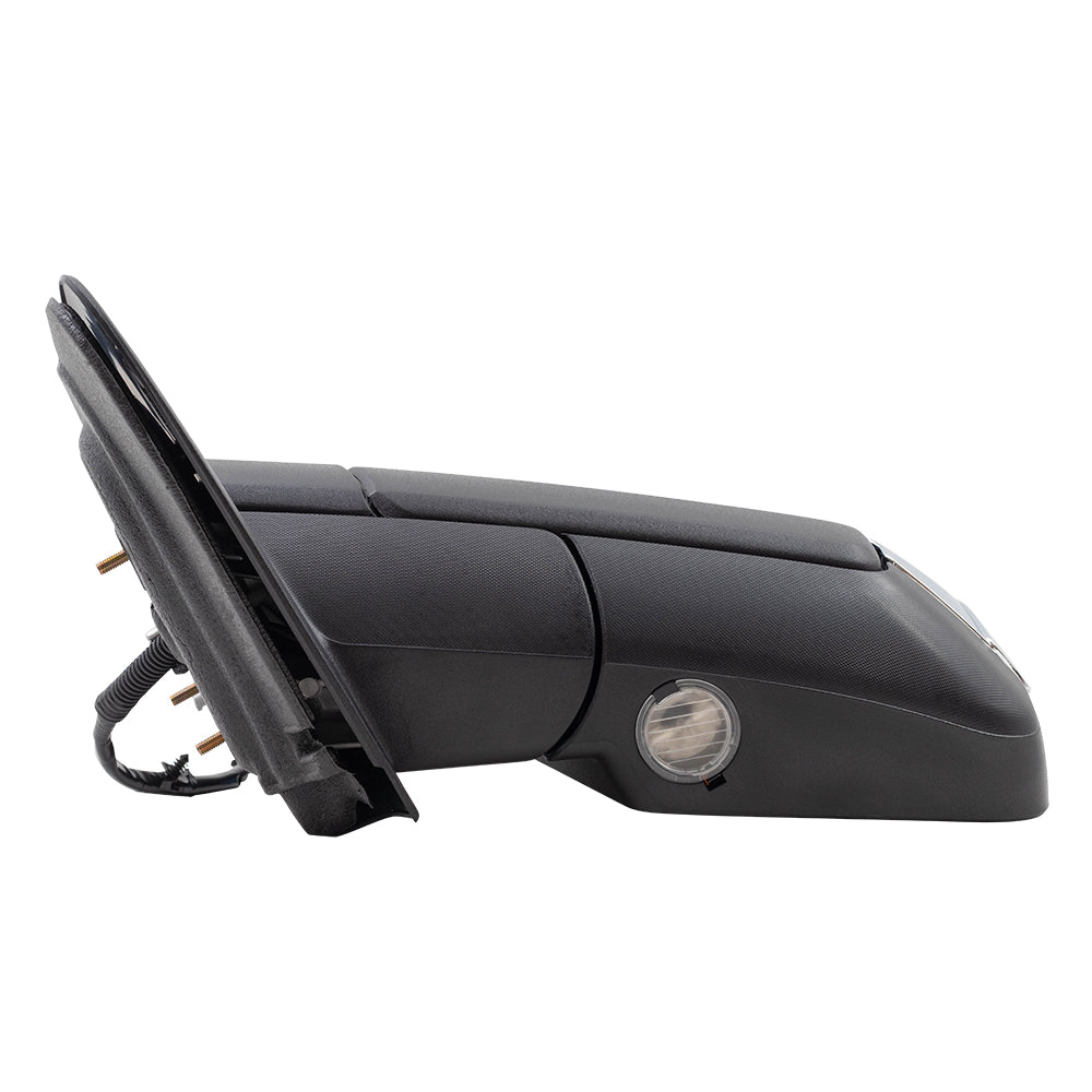 BROCK Power Folding Side Mirror Replacement for 2013-2014 Ford Expedition Drivers Heated Chrome Cap Memory Spotter Glass Puddle Lamp Memory CL7Z17683AA CL7Z 17683 AA