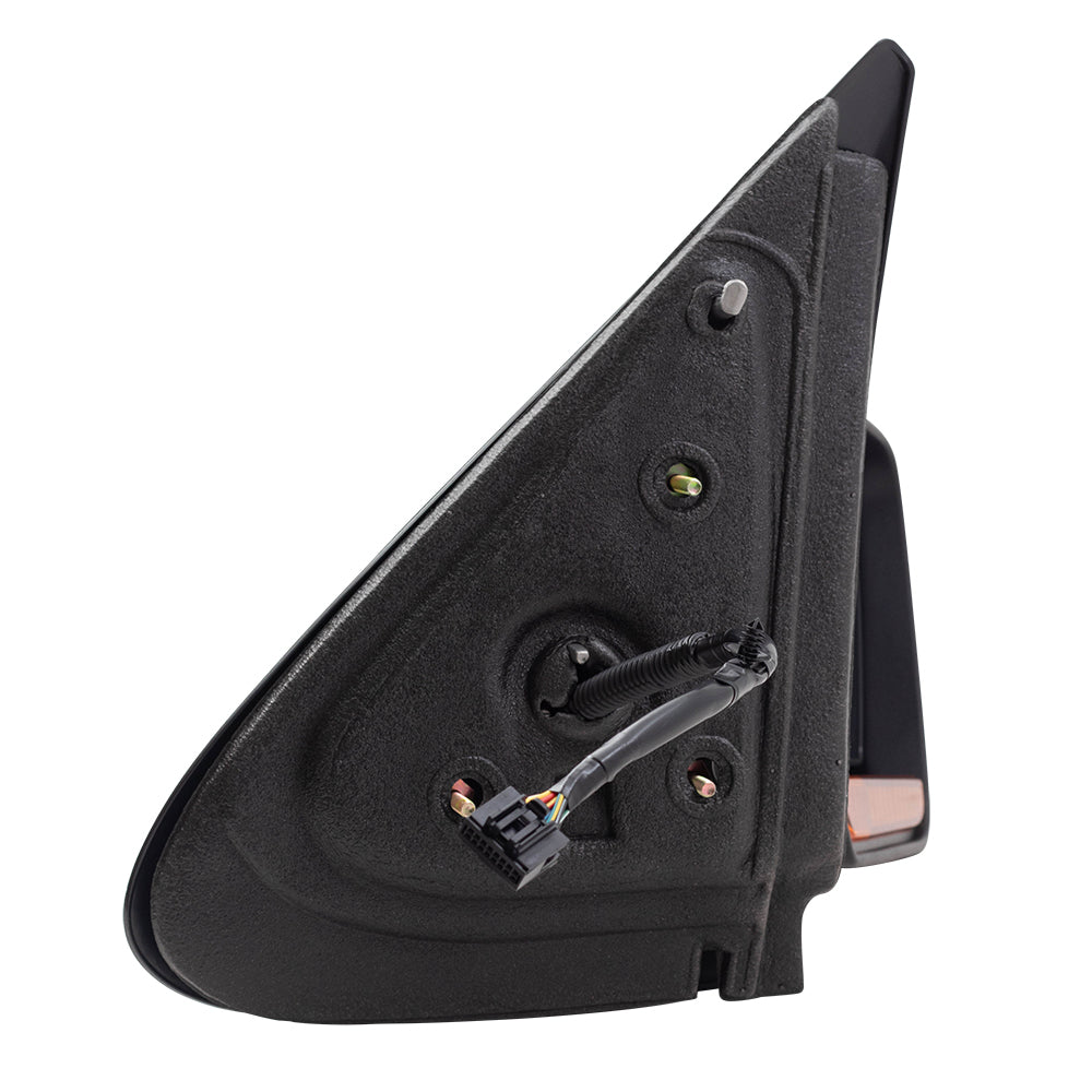 Brock Aftermarket Replacement Part Driver and Passenger Side Power Mirrors Paint to Match Black with Heat, Signal, Memory, Puddle Light and Power Folding Compatible with 2007-2008 Expedition