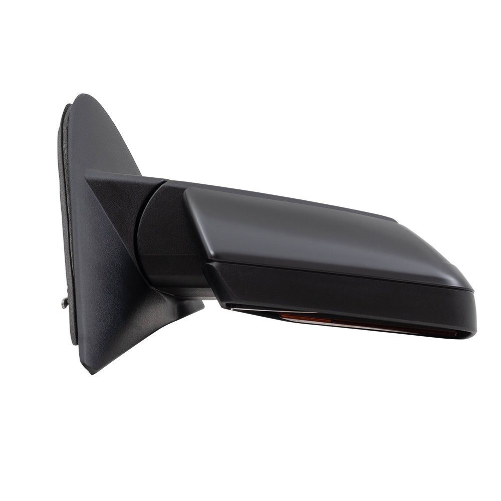 Brock Aftermarket Replacement Part Driver and Passenger Side Power Mirrors Paint to Match Black with Heat, Signal, Memory, Puddle Light and Power Folding Compatible with 2007-2008 Expedition