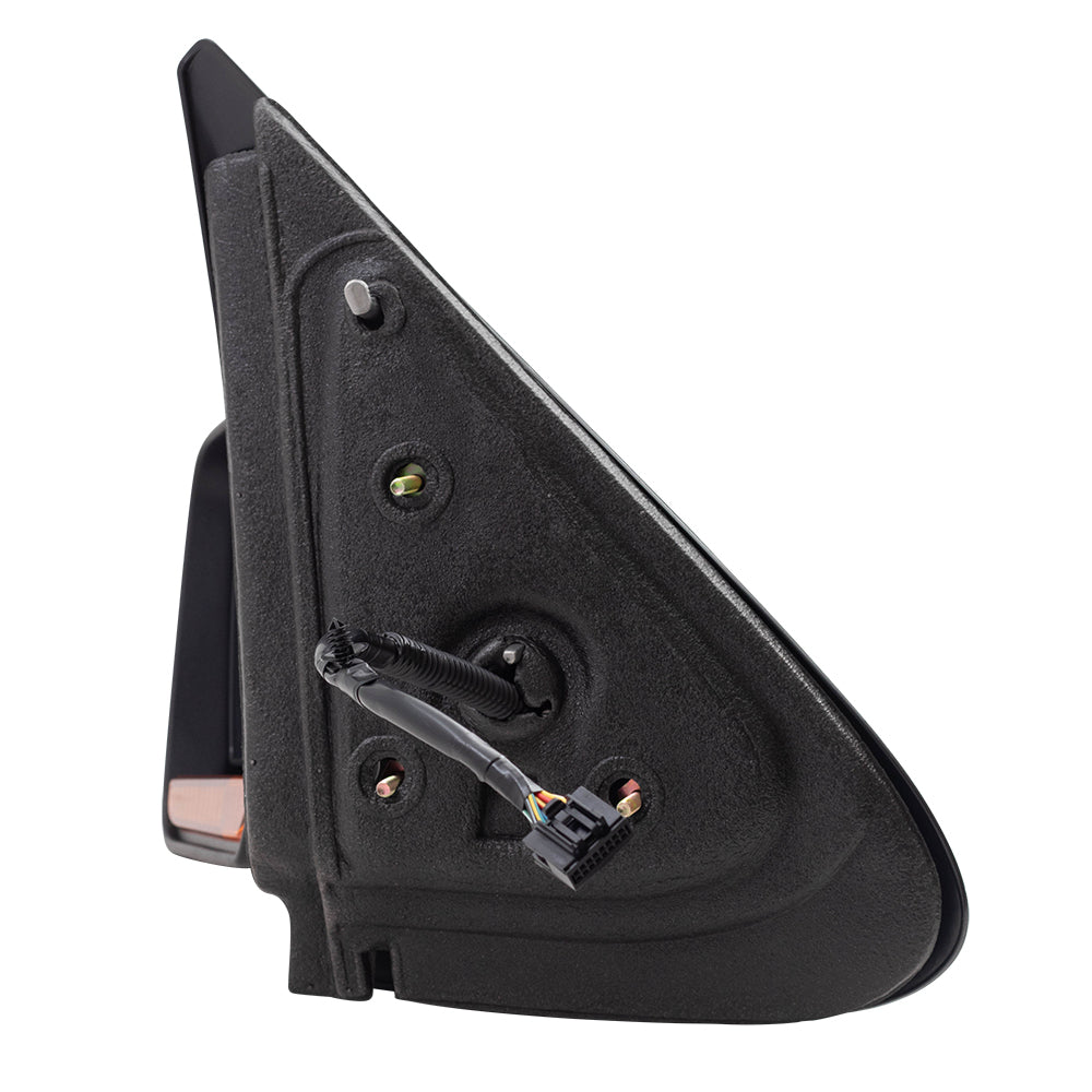 Brock Replacement Driver Side Power Mirror Paint to Match Black with Heat, Signal, Memory, Puddle Light and Power Folding Compatible with 2007-2008 Expedition & 2007-2008 Navigator