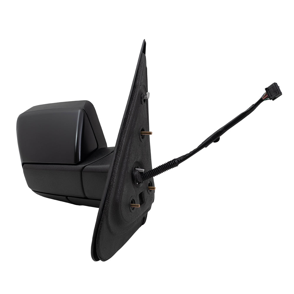 BROCK Pair Side Power Mirrors Replacement for 2009-2010 Ford Expedition Driver and Passenger Power Folding Set Heated Signal Memory Puddle Lamp 9L1Z17683AB 9L1Z17682AA