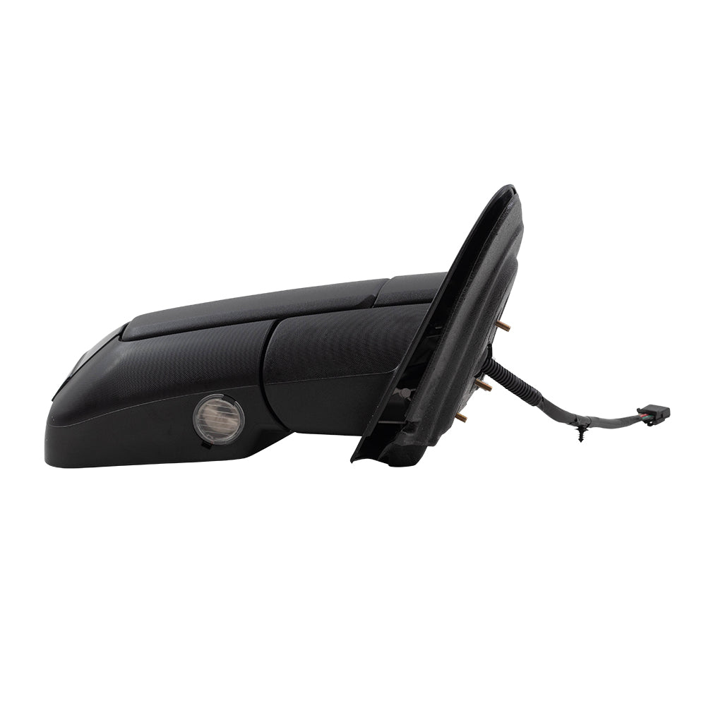 BROCK Side Power Mirror Replacement for 2009-2010 Ford Expedition Passengers Power Folding Heated Signal Memory Puddle Lamp 9L1Z17682AA 9L1Z 17682 AA