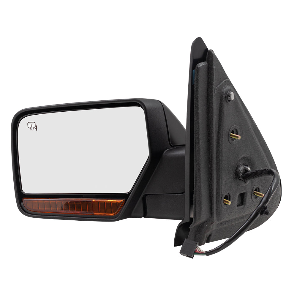 Power Folding Mirror Replacement for 2011 Expedition Navigator Drivers Side Heated Signal Memory Puddle Lamp BL1Z17683CAPTM BL1Z 17683 CAPTM
