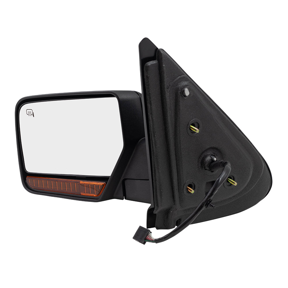 Power Folding Mirror Replacement for 2011 Expedition Navigator Drivers Side Heated Signal Memory Puddle Lamp BL1Z17683CAPTM BL1Z 17683 CAPTM