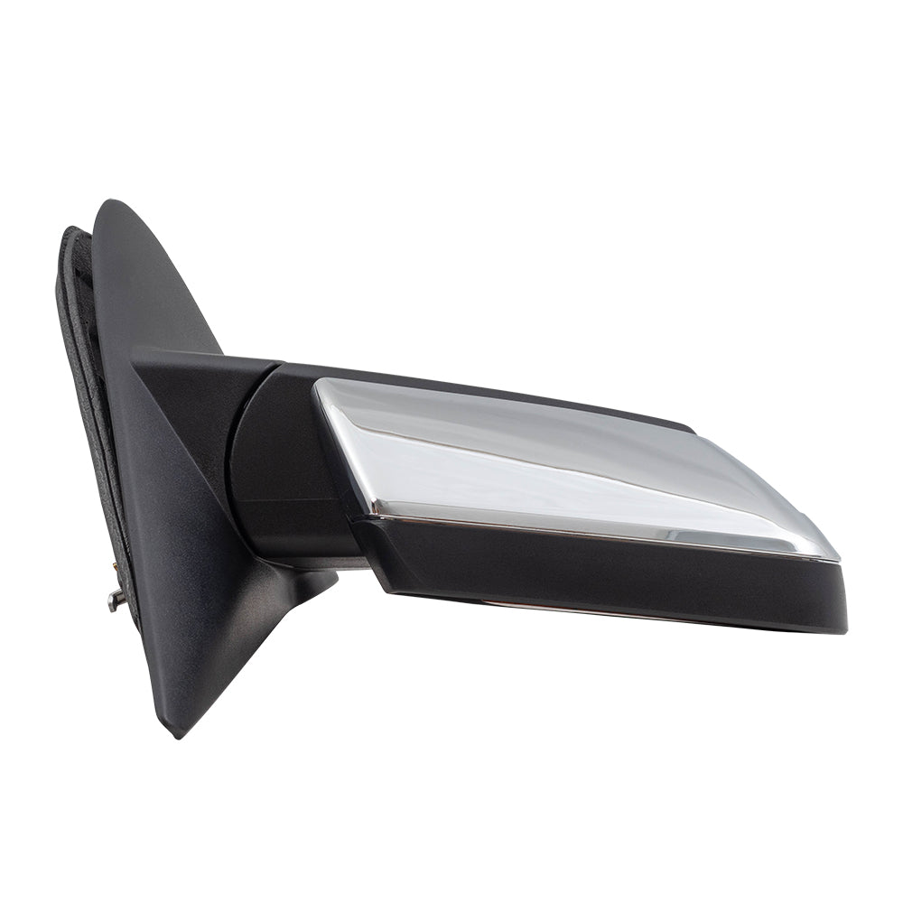 Pair Power Folding Mirrors Chrome Replacement for 2009-2010 Expedition Navigator Driver and Passenger Set Heated Signal Memory Puddle Lamp 9L7Z17683AA 9L7Z17682AA