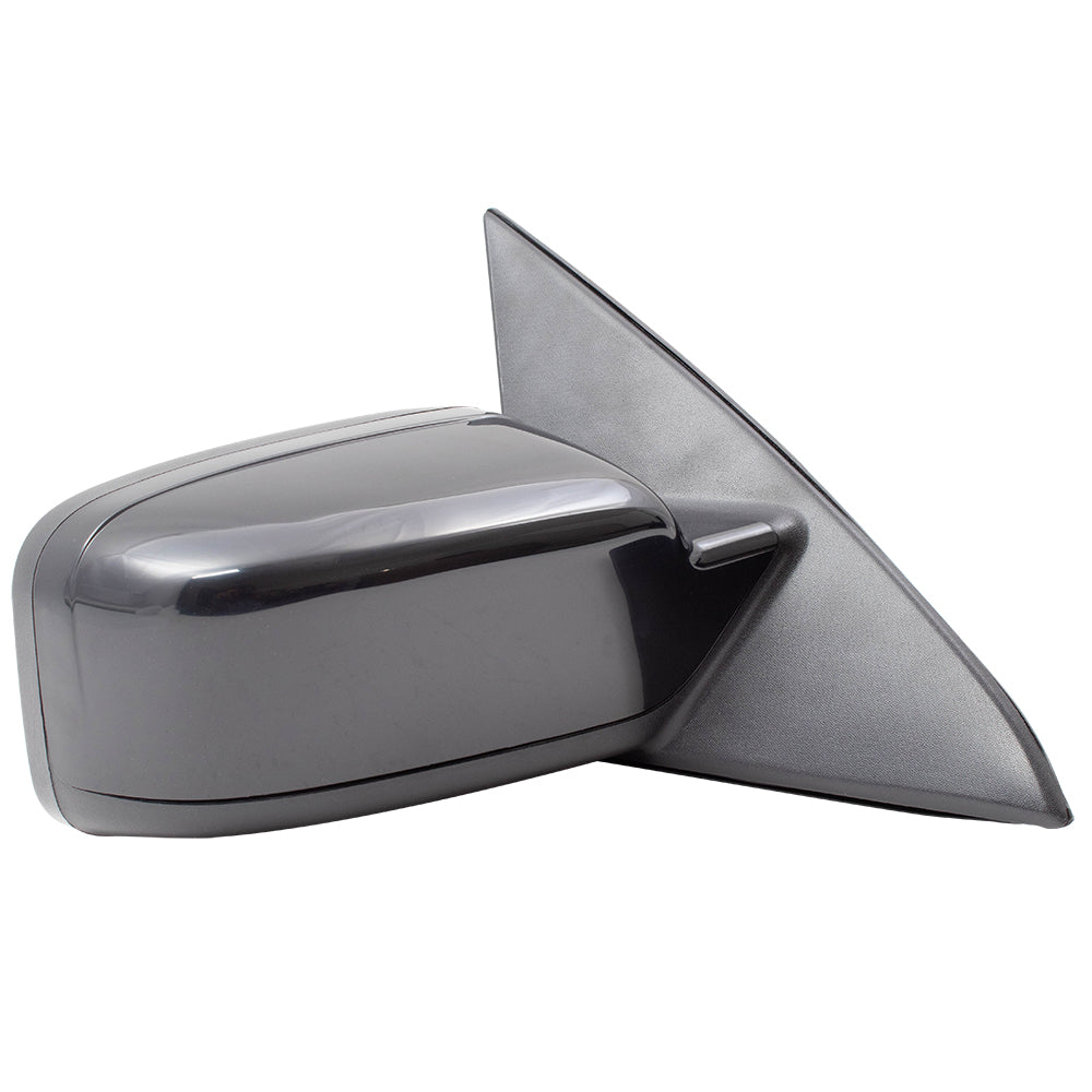 Brock Pair Set Power Side View Mirrors Heated Puddle Lamp Assembly for 11-12 Ford Fusion Mercury Milan & Hybrid (without BLIS) replaces BE5Z17683BA BE5Z17682BA FO1320423 FO1321423