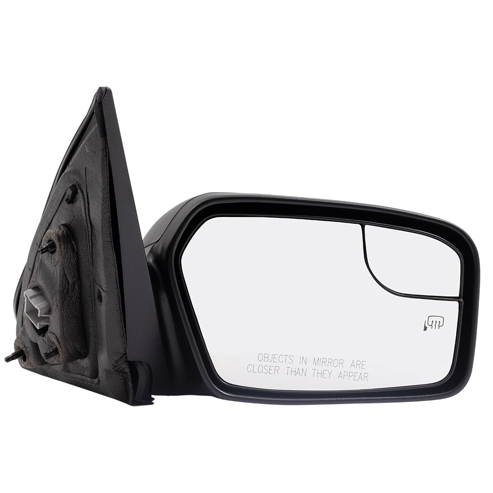 Brock Pair Set Power Side View Mirrors Heated Puddle Lamp Textured fits 11-12 Ford Fusion 11 Mercury Milan (INCLUDING Hybrids) replaces FO1320424 FO1321424 BE5Z17683BA BE5Z17682BA