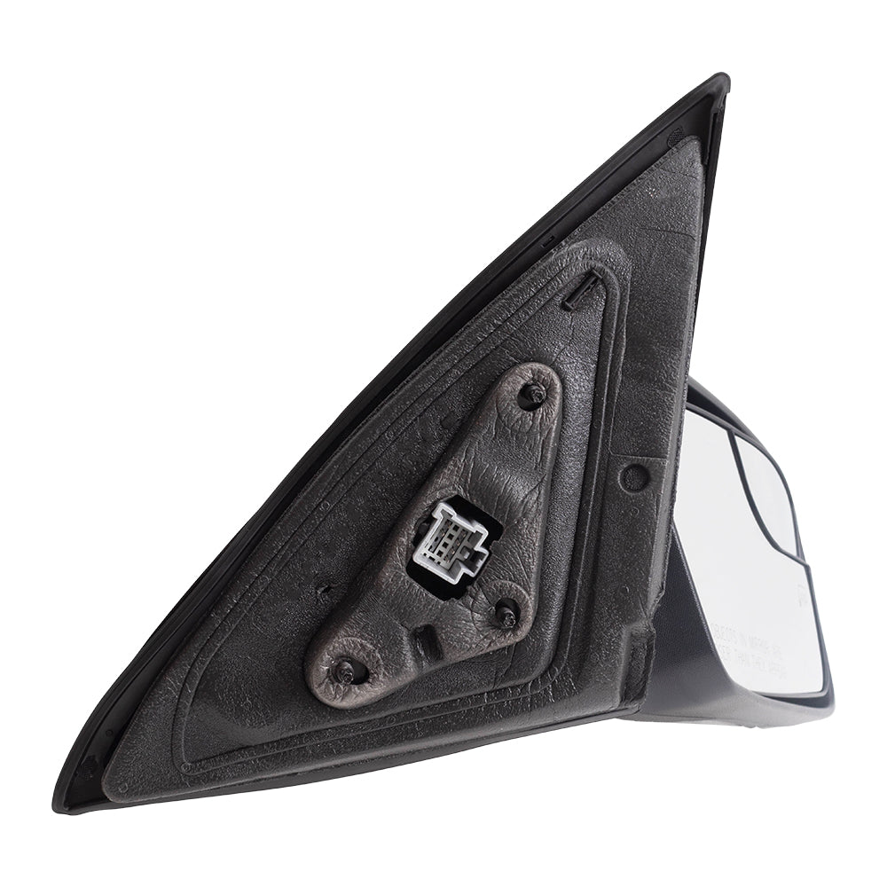 Brock Pair Set Power Side View Mirrors Heated Puddle Lamp Textured fits 11-12 Ford Fusion 11 Mercury Milan (INCLUDING Hybrids) replaces FO1320424 FO1321424 BE5Z17683BA BE5Z17682BA