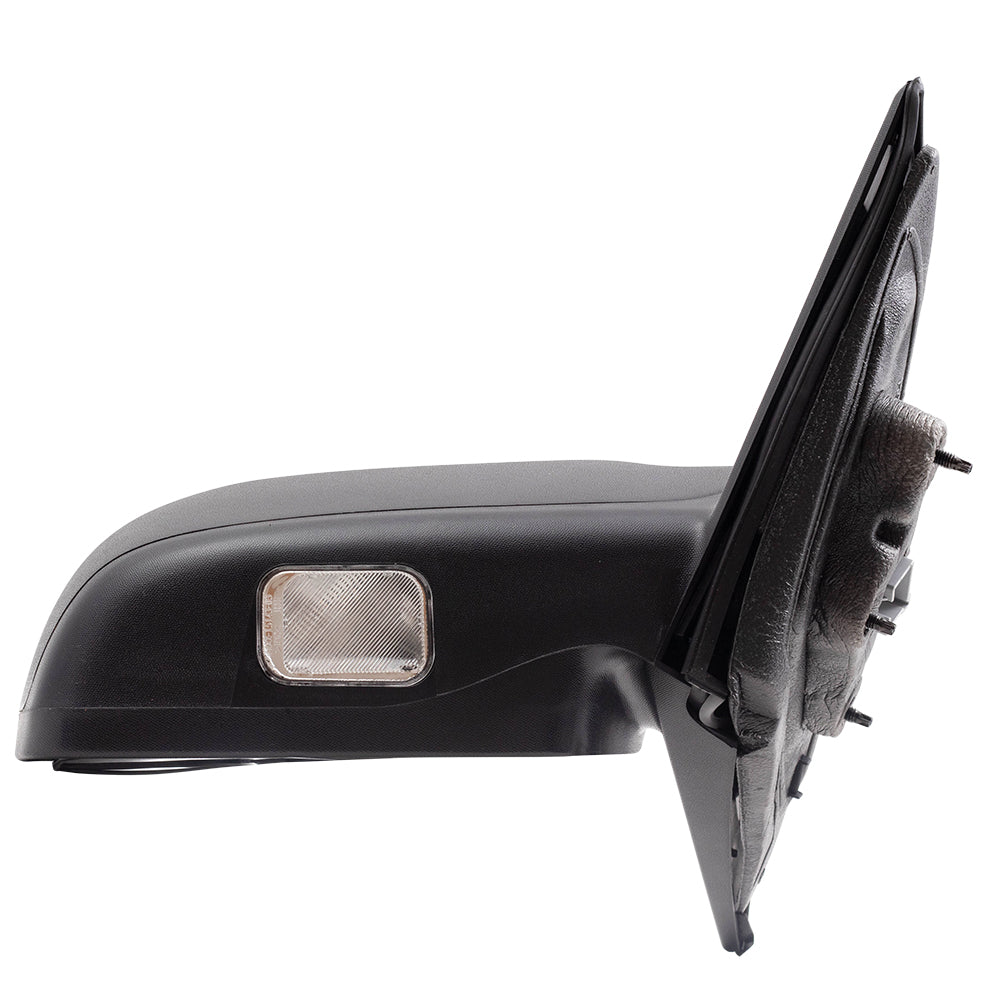 Brock Pair Set Power Side View Mirrors Heated Puddle Lamp Textured fits 11-12 Ford Fusion 11 Mercury Milan (INCLUDING Hybrids) replaces FO1320424 FO1321424 BE5Z17683BA BE5Z17682BA