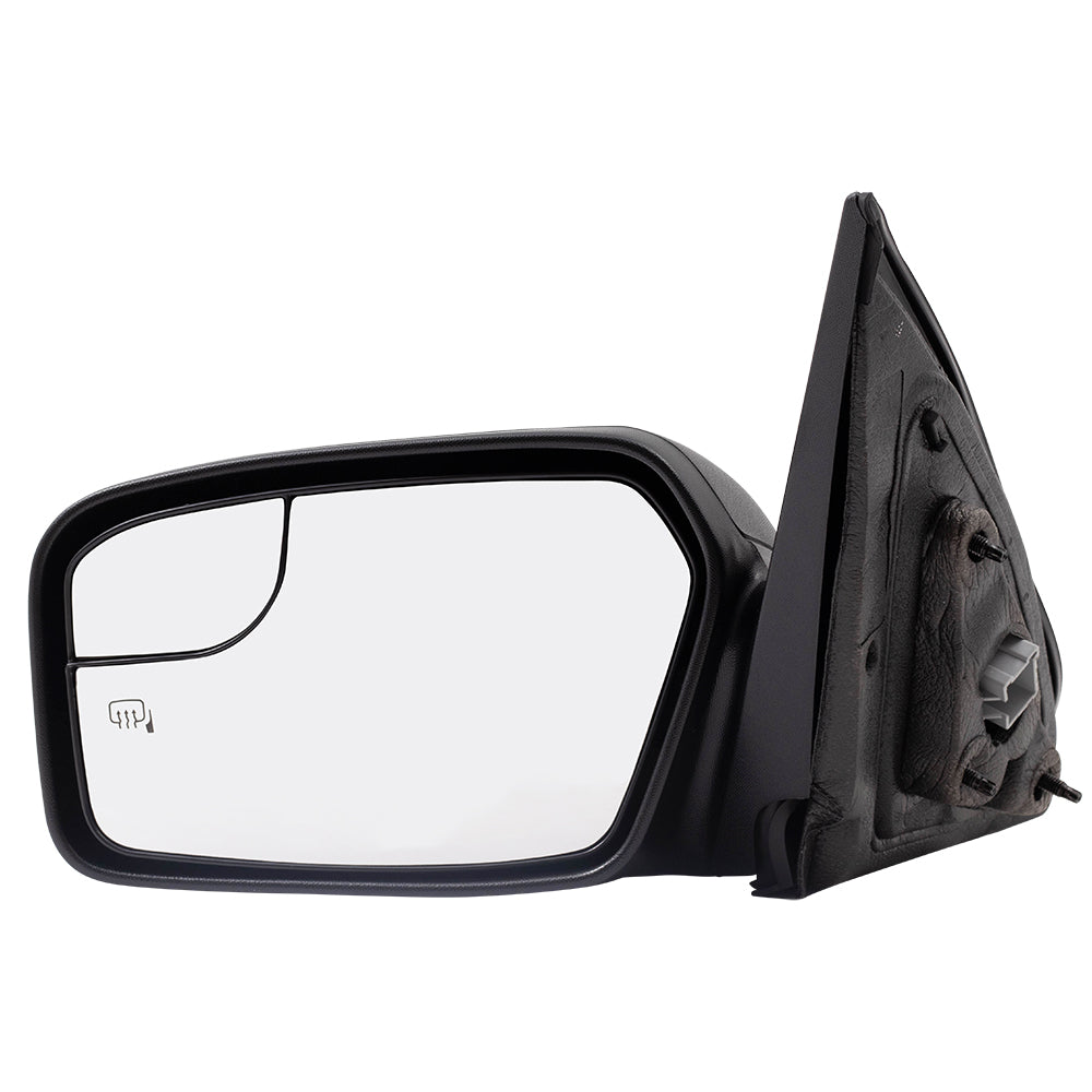 Brock Drivers Power Side View Mirror Heated Puddle Lamp Textured fits 11-12 Ford Fusion 11 Mercury Milan (INCLUDING Hybrids) replaces FO1320424 BE5Z17683BA 6E5Z17D743AA