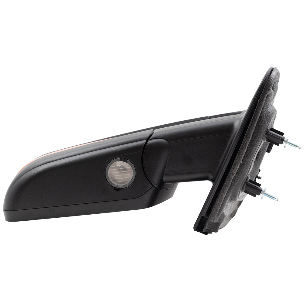 Brock Passengers Power Folding Side View Mirror PTM Ready-to-Paint Heated Signal Reflector Memory Puddle Lamp fits 09-14 Ford F-150 Pickup Truck BL3Z17682FAPTM FO1321413