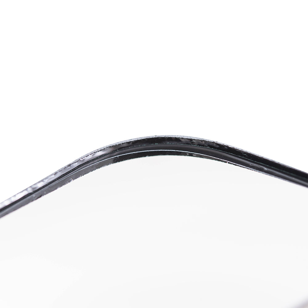 Brock Replacement Driver and Passenger Side Mirror Glass & Base with Spotter Glass without Heat or Blind Spot Detection Compatible with 2012-2018 Focus