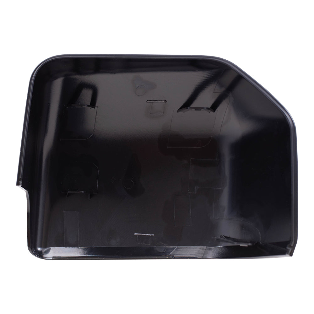 Brock Aftermarket Replacement Driver Left Passenger Right Mirror Cover Set Paint to Match Black Compatible with 2015-2020 Ford F-150