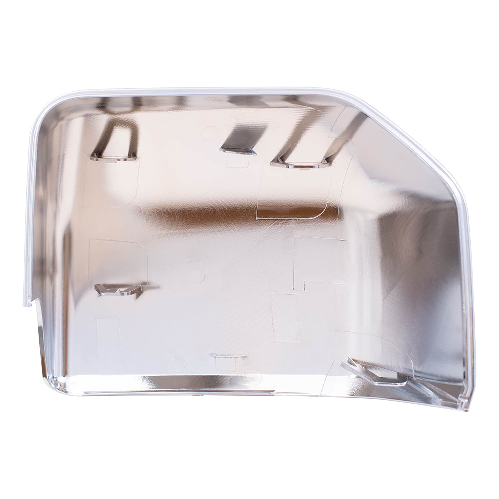 Brock Aftermarket Replacement Passenger Right Chrome Mirror Cover Compatible with 2015-2020 Ford F-150