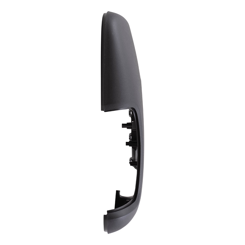 Brock Replacement Driver and Passenger Side Long Mirror Arm Covers Textured Black Compatible with 2015-2020 Transit
