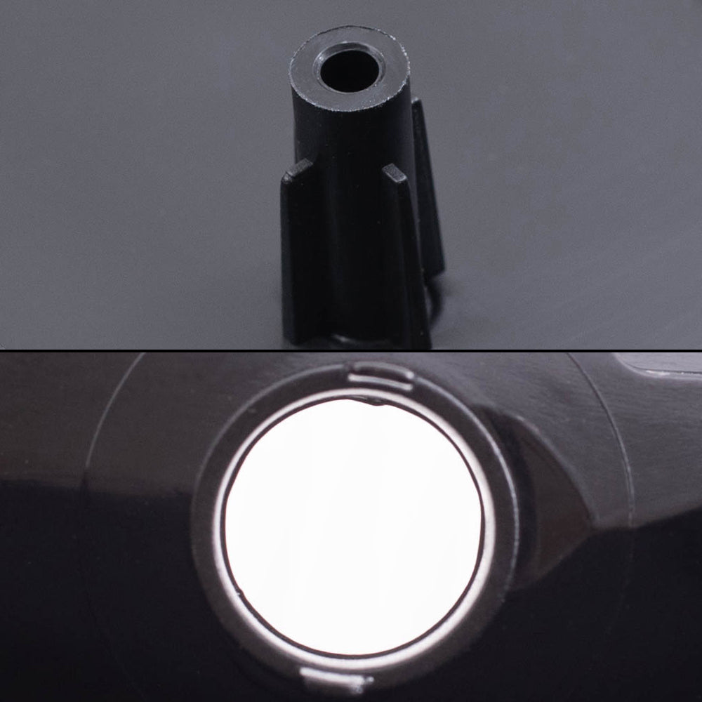 Brock Replacement Driver Side Long Mirror Arm Turn Signal Light and Mirror Arm Cover Textured Black Compatible with 2015-2020 Transit