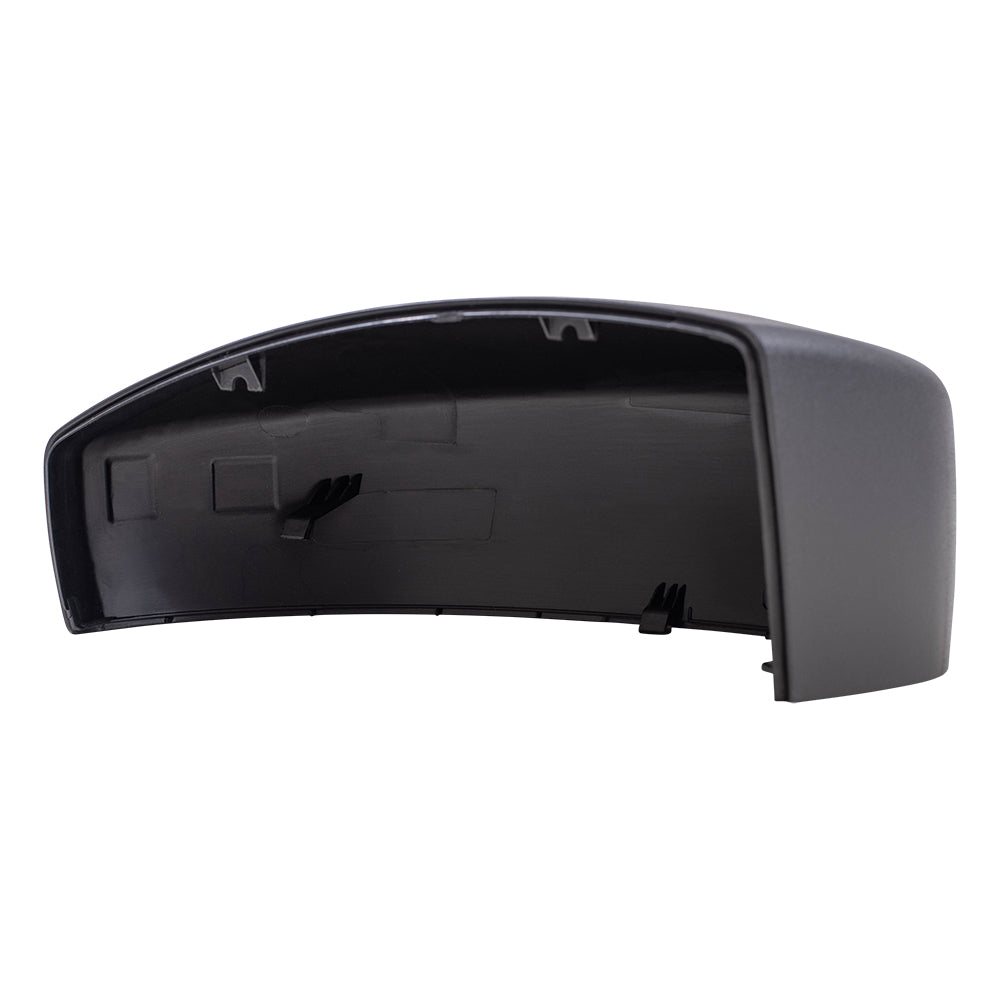 Brock Replacement Driver Side Mirror Cover Textured Black without Signal Compatible with 2013-2019 Escape & 2012-2018 Focus Sedan