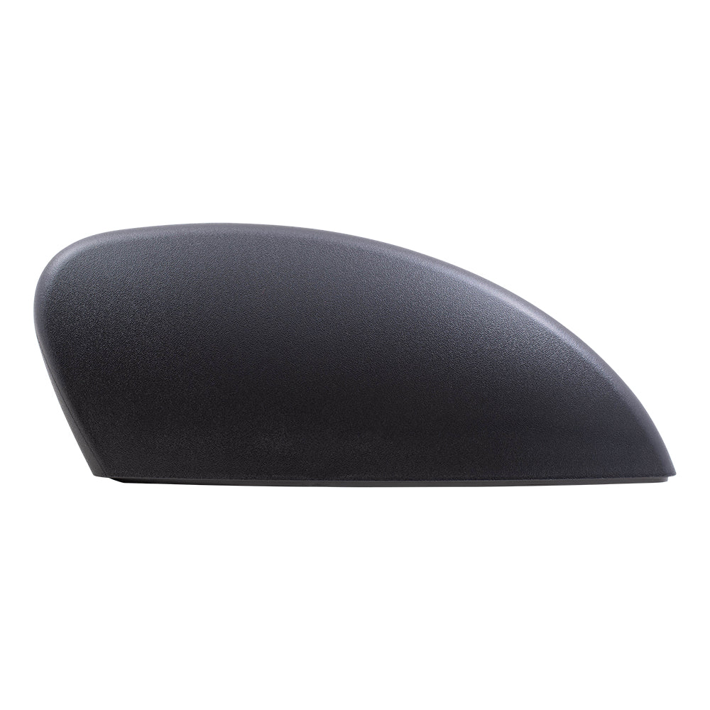 Brock Replacement Passenger Side Mirror Cover Textured Black without Signal Compatible with 2013-2019 Escape & 2012-2018 Focus Sedan