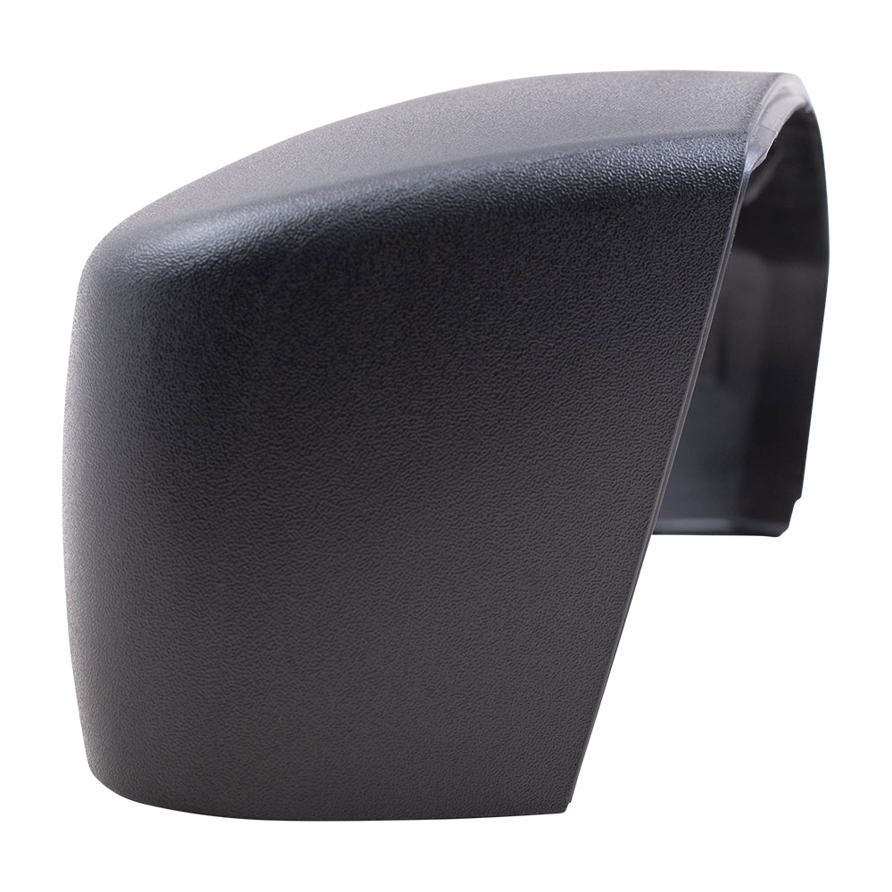 Brock Replacement Passenger Side Mirror Cover Textured Black without Signal Compatible with 2013-2019 Escape & 2012-2018 Focus Sedan