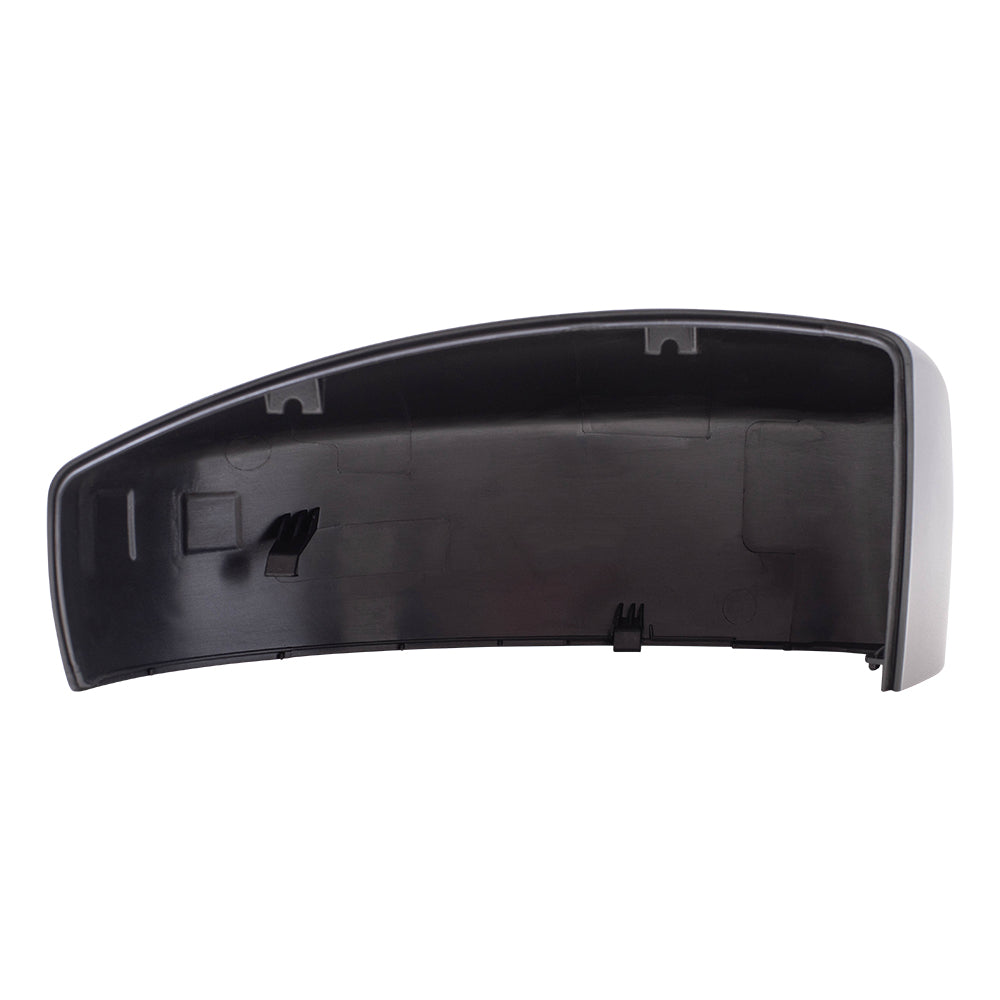 Door Mirror Cover Smooth Black Without Turn Signal Light Opening Driver Side Left For 2013-2016 Ford Escape Without Turn Signal Light 2012-2018 Ford Focus Sedan/Hatchback Without Turn Signal Light