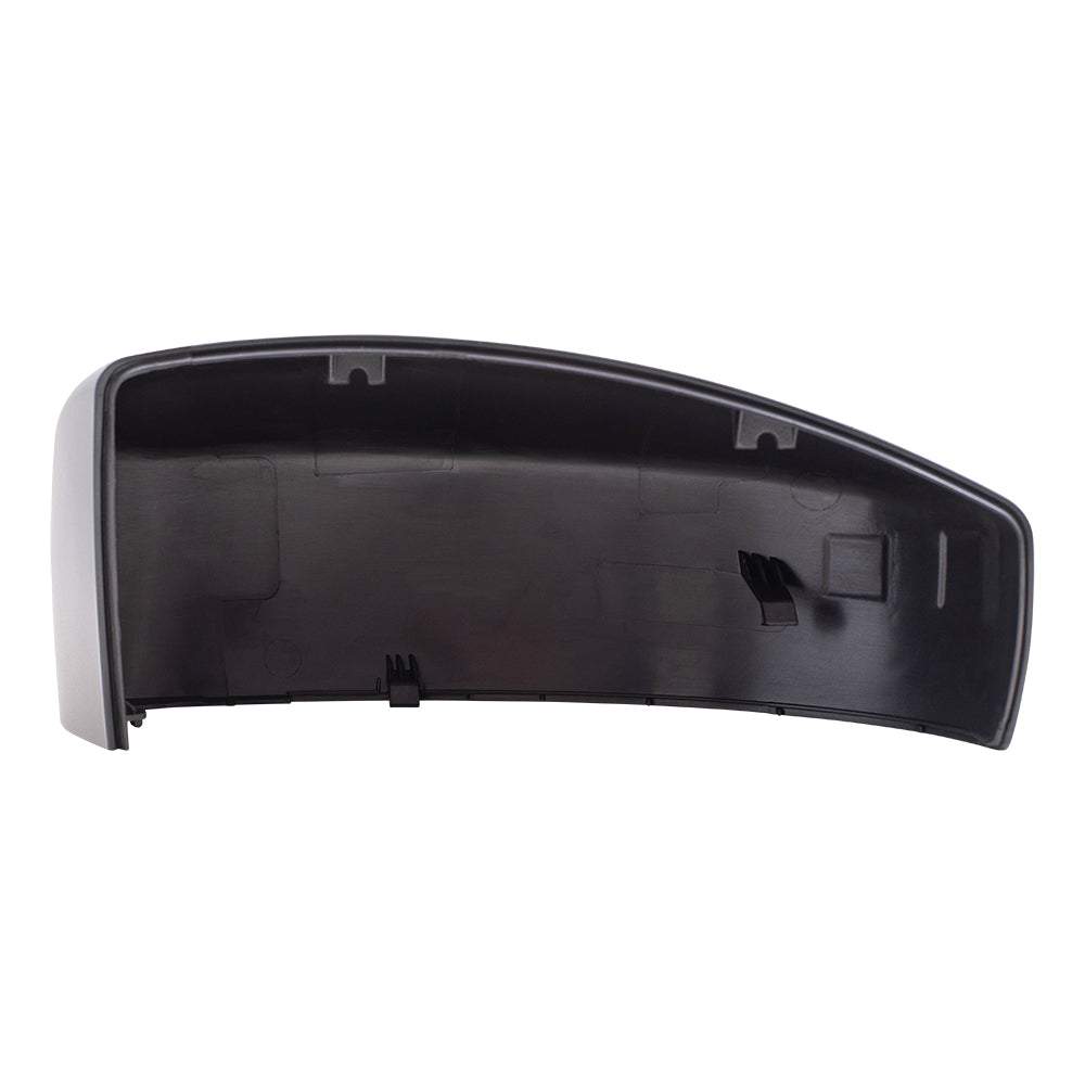 Door Mirror Cover Smooth Black Without Turn Signal Light Opening Passenger Side Right For 2013-2016 Ford Escape Without Turn Signal Light 2012-2018 Ford Focus Sedan/Hatchback Without Turn Signal Light
