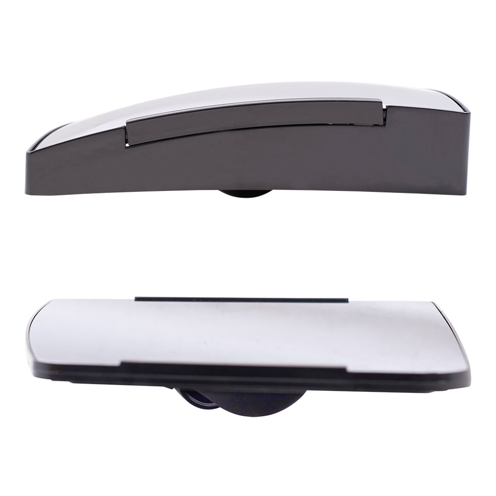 Brock Aftermarket Replacement Driver Left Passenger Right Upper and Lower Manual Tow Mirrors Glass and Base without Heat 4 Piece Set Compatible with 2016-2019 Ford F-650 SD