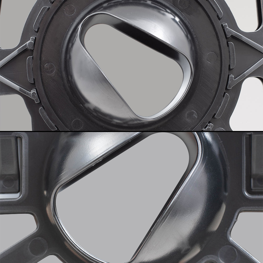 Brock Aftermarket Replacement Driver Left Passenger Right Upper and Lower Manual Tow Mirrors Glass and Base without Heat 4 Piece Set Compatible with 2016-2019 Ford F-650 SD