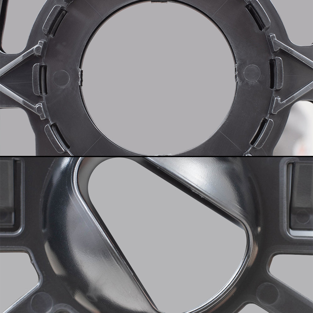 Brock Aftermarket Replacement Driver Side Upper and Lower Power Tow Mirrors Glass & Base Set without Heat Compatible with 2016-2019 F-650 SD & 2016-2019 F-750 SD