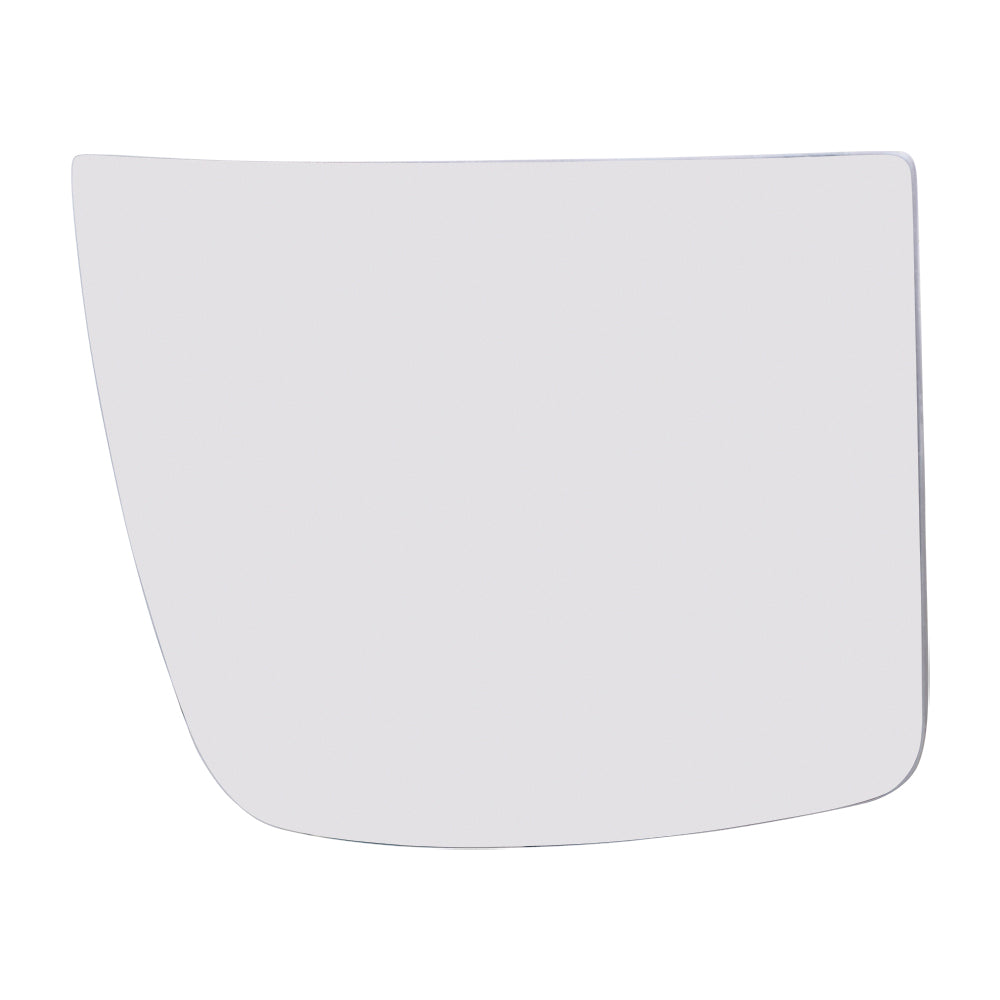 Brock Replacement Driver and Passenger Side Lower Tow Mirror Glass without Heat Compatible with 2016-2019 F-650 SD & 2016-2019 F-750 SD