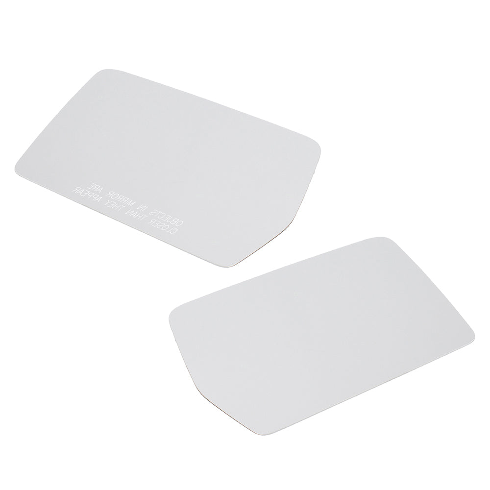 Brock Replacement Pair Set Side View Mirror Glass compatible with F-150 & SVT Raptor Pickup Truck Mark LT 4L3Z17K707AA 4L3Z17K707AB