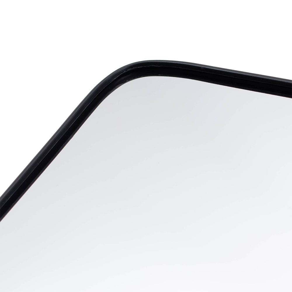 Brock Replacement Pair Upper Manual Tow Mirror Glass with Bases Compatible with 08-16 Super Duty Pickup
