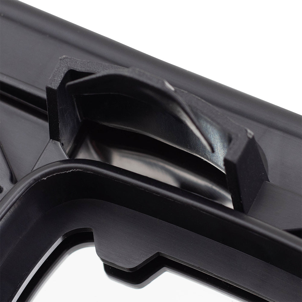 Brock Aftermarket Replacement Driver Left Passenger Right Lower Manual Tow Mirror Glass Set with Base Compatible with 2008-2012 Super Duty