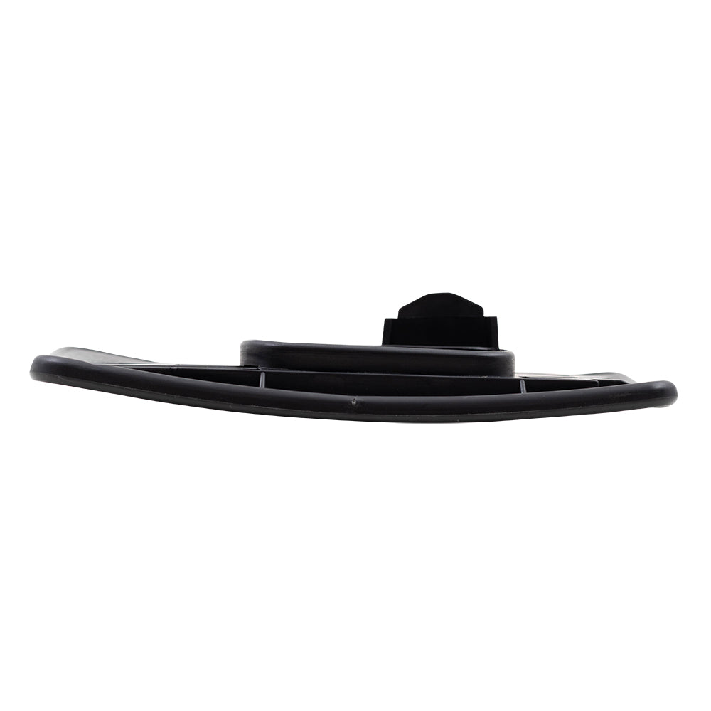 Brock Aftermarket Replacement Driver Lower Manual Tow Mirror Glass with Base Compatible with 2008-2012 Super Duty